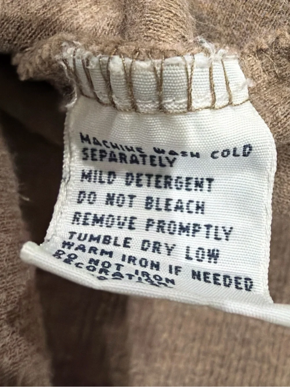 Polo Ralph Lauren Men's XL Beige Quarter Zip Pullover Blue Pony Cotton Sweater